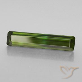 تورمالين Medium Light Green طبيعي، ثمانى / قصة زمرد، 2.57 قيراط، VVS-VS