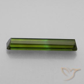 تورمالين Medium Light Green طبيعي، ثمانى / قصة زمرد، 2.57 قيراط، VVS-VS