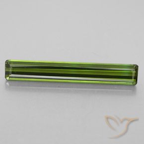 2.52ct طبيعي أخضر ترابى تورمالين, قص الزمرد, VVS-VS