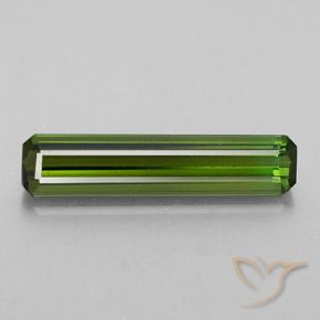 2.21ct طبيعي أخضر مصفر تورمالين, قص الزمرد, VVS