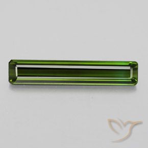 2.34ct طبيعي أخضر غامق تورمالين, قص الزمرد, VVS