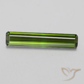 2.31ct طبيعي أخضر متوسط تورمالين, قص الزمرد, VVS-VS