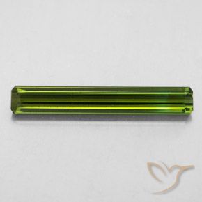 2.03ct طبيعي الأخضر الغامق تورمالين, قص الزمرد, VS-SI