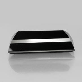 تورمالين شورل طبيعي، باجيت، 48.28 قيراط، غير شفاف