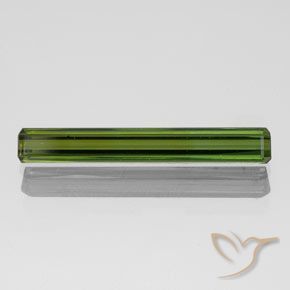 1.40ct طبيعي أخضر ترابى تورمالين, قص الزمرد, VVS-VS