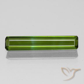 1.16ct طبيعي أخضر غامق تورمالين, قص الزمرد, VVS-VS