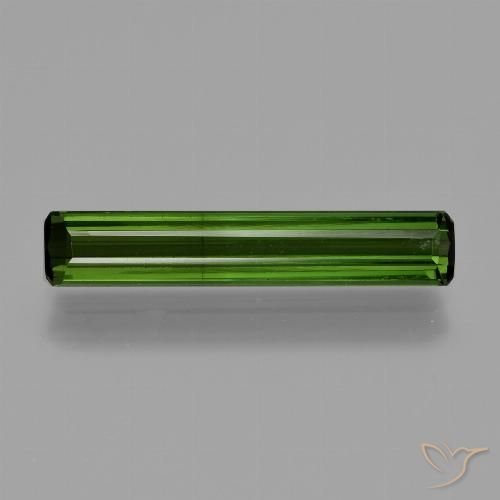 1.66ct طبيعي أخضر غامق تورمالين, قص الزمرد, SI
