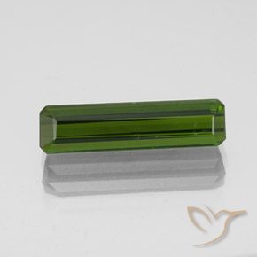 1.97ct طبيعي أخضر الطحالب البحرية تورمالين, قص الزمرد, قليلا جدا