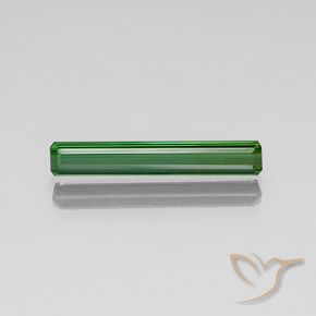 2.51ct طبيعي أخضر متوسط تورمالين, قص الزمرد, VVS
