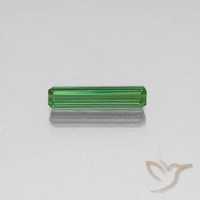 1.81ct طبيعي أخضر تورمالين, قص الزمرد, VVS-VS