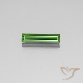 1.93ct طبيعي أخضر تورمالين, قص الزمرد, VVS-VS
