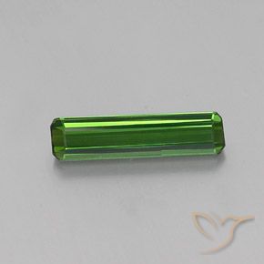 2.20ct طبيعي أخضر الغابات تورمالين, قص الزمرد, VVS