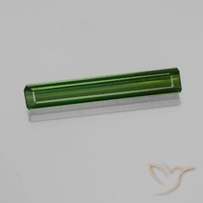 2.87ct طبيعي الأخضر الغامق تورمالين, قص الزمرد, VVS-VS