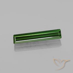 2.11ct طبيعي أخضر ترابى تورمالين, قص الزمرد, VVS