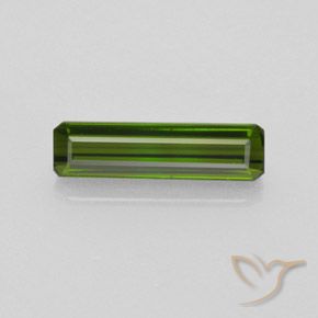 1.89ct طبيعي أخضر غامق تورمالين, قص الزمرد, VVS