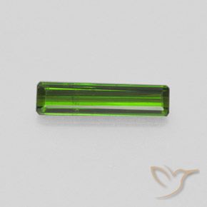 1.40ct طبيعي أخضر الغابات تورمالين, قص الزمرد, SI