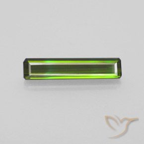 1.81ct طبيعي أخضر متوسط تورمالين, قص الزمرد, VVS