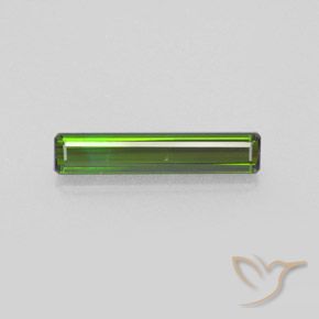 1.49ct طبيعي أخضر متوسط تورمالين, قص الزمرد, VVS