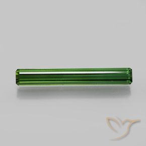 1.76ct طبيعي الأخضر الغامق تورمالين, قص الزمرد, VVS-VS