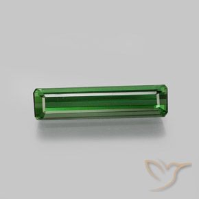 1.77ct طبيعي أخضر تورمالين, قص الزمرد, قليلا جدا