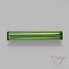 2.54ct طبيعي الأخضر الغامق تورمالين, قص الزمرد, VVS