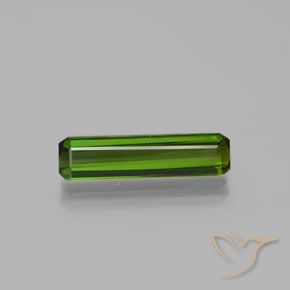 2.16ct طبيعي أخضر ترابى تورمالين, قص الزمرد, VS-SI