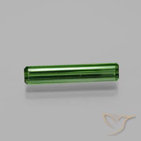 2.27ct طبيعي أخضر ترابى تورمالين, قص الزمرد, VVS-VS