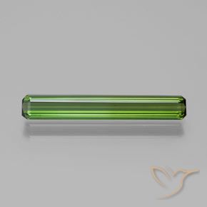 1.16ct طبيعي الأخضر الغامق تورمالين, قص الزمرد, VVS-VS