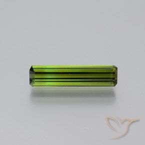 1.97ct طبيعي الأخضر الغامق تورمالين, قص الزمرد, VVS-VS
