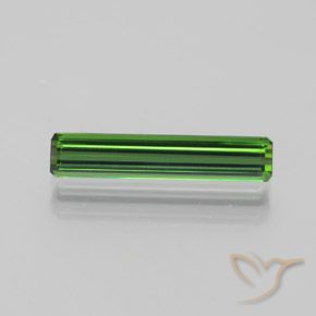 1.45ct طبيعي أخضر غامق تورمالين, قص الزمرد, VVS-VS