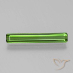 1.22ct طبيعي أخضر الغابات تورمالين, قص الزمرد, قليلا جدا