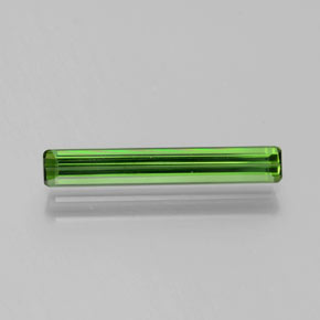 تورمالين الأخضر الغامق طبيعي، ثمانى / قصة زمرد، 1.04 قيراط، VVS-VS