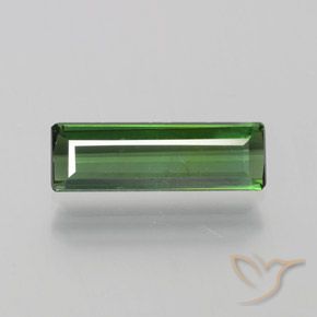 1.05ct طبيعي أخضر تورمالين, قص الزمرد, قليلا جدا