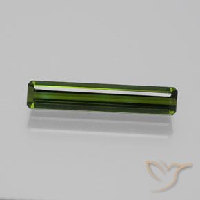 1.53ct طبيعي أخضر ترابى تورمالين, قص الزمرد, VVS