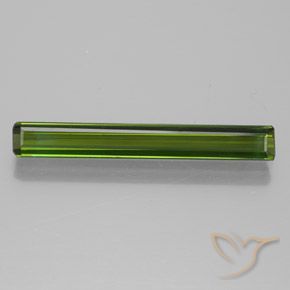 1.40ct طبيعي أخضر ترابى تورمالين, قص الزمرد, VVS-VS