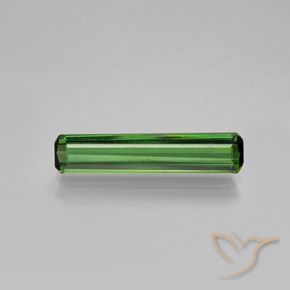 1.42ct طبيعي أخضر تورمالين, قص الزمرد, VVS-VS