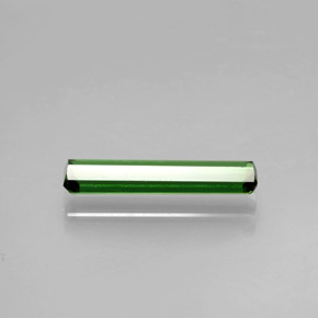 تورمالين أخضر داكن طبيعي، قص الزمرد، 1.05 قيراط، VVS-VS