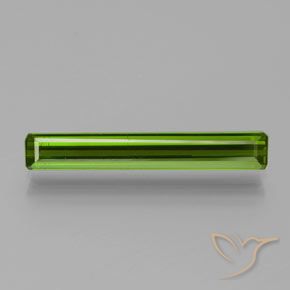 1.88ct طبيعي أخضر متوسط تورمالين, قص الزمرد, VS-SI