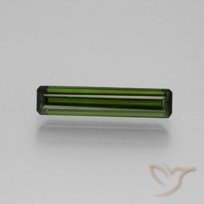 1.48ct طبيعي أخضر ترابى تورمالين, قص الزمرد, VVS