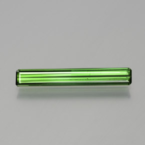 تورمالين أخضر غابة طبيعي، قص الزمرد، 1.19 قيراط، قليلا جدا