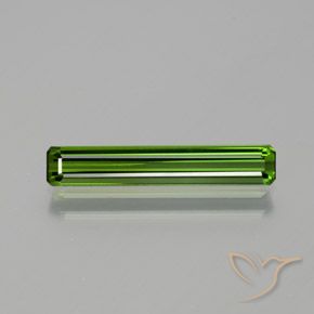 1.34ct طبيعي أخضر الغابات تورمالين, قص الزمرد, VVS-VS