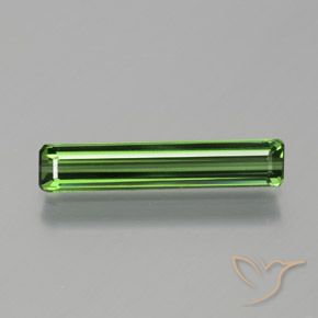 1.35ct طبيعي أخضر الغابات تورمالين, قص الزمرد, VVS-VS