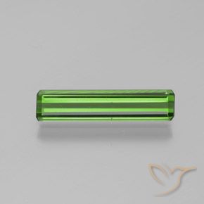 1.05ct طبيعي أخضر متوسط تورمالين, قص الزمرد, VVS-VS