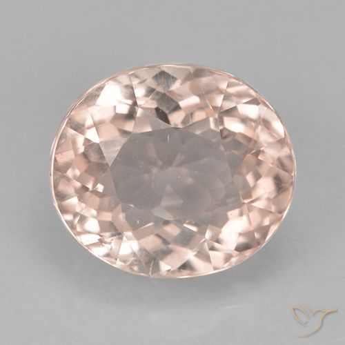 2.19ct طبيعي سالمون وردي تورمالين, بيضوي, قليلا جدا
