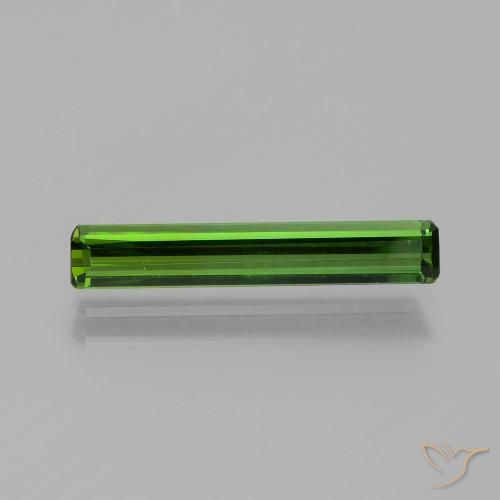 1.38ct طبيعي أخضر الغابات تورمالين, قص الزمرد, VVS-VS