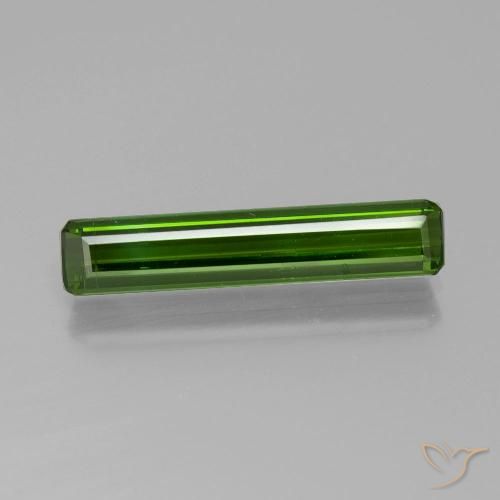 1.88ct طبيعي أخضر غامق تورمالين, قص الزمرد, VS-SI