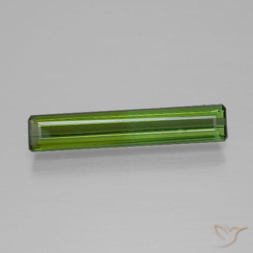 1.31ct طبيعي أخضر الغابات تورمالين, قص الزمرد, VVS