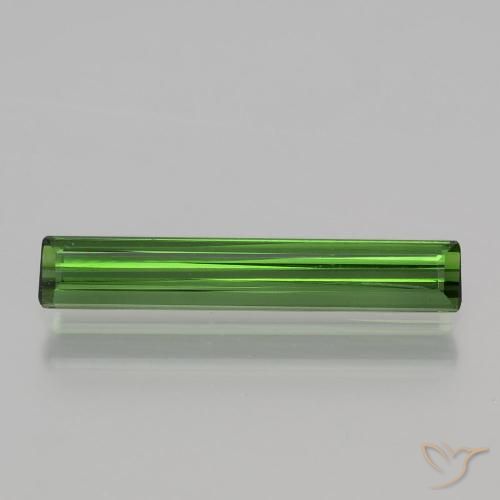 1.18ct طبيعي أخضر الغابات تورمالين, قص الزمرد, VVS-VS