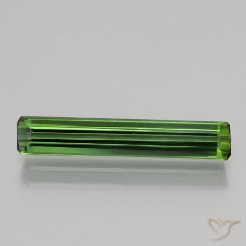1.76ct طبيعي أخضر ترابى تورمالين, قص الزمرد, VVS-VS