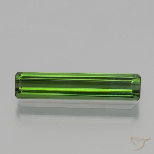 1.21ct طبيعي أخضر الغابات تورمالين, قص الزمرد, VVS-VS